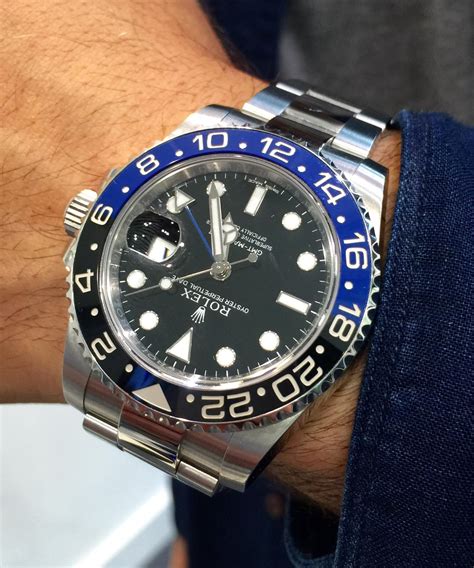 rolex gmt 2 batman 2018|rolex gmt batman for sale.